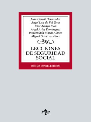 cover image of Lecciones de Seguridad Social